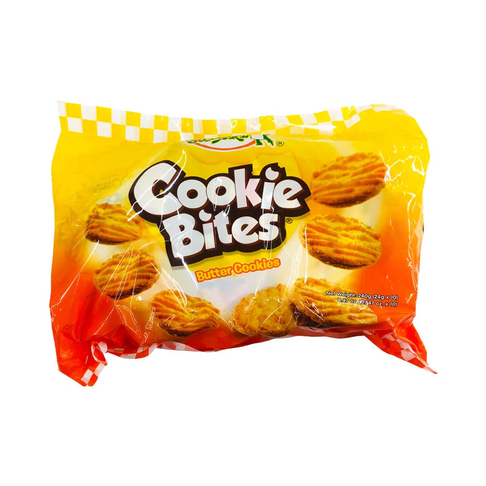 Lemon Square Cookie Bites Butter Cookies 24g x 10's