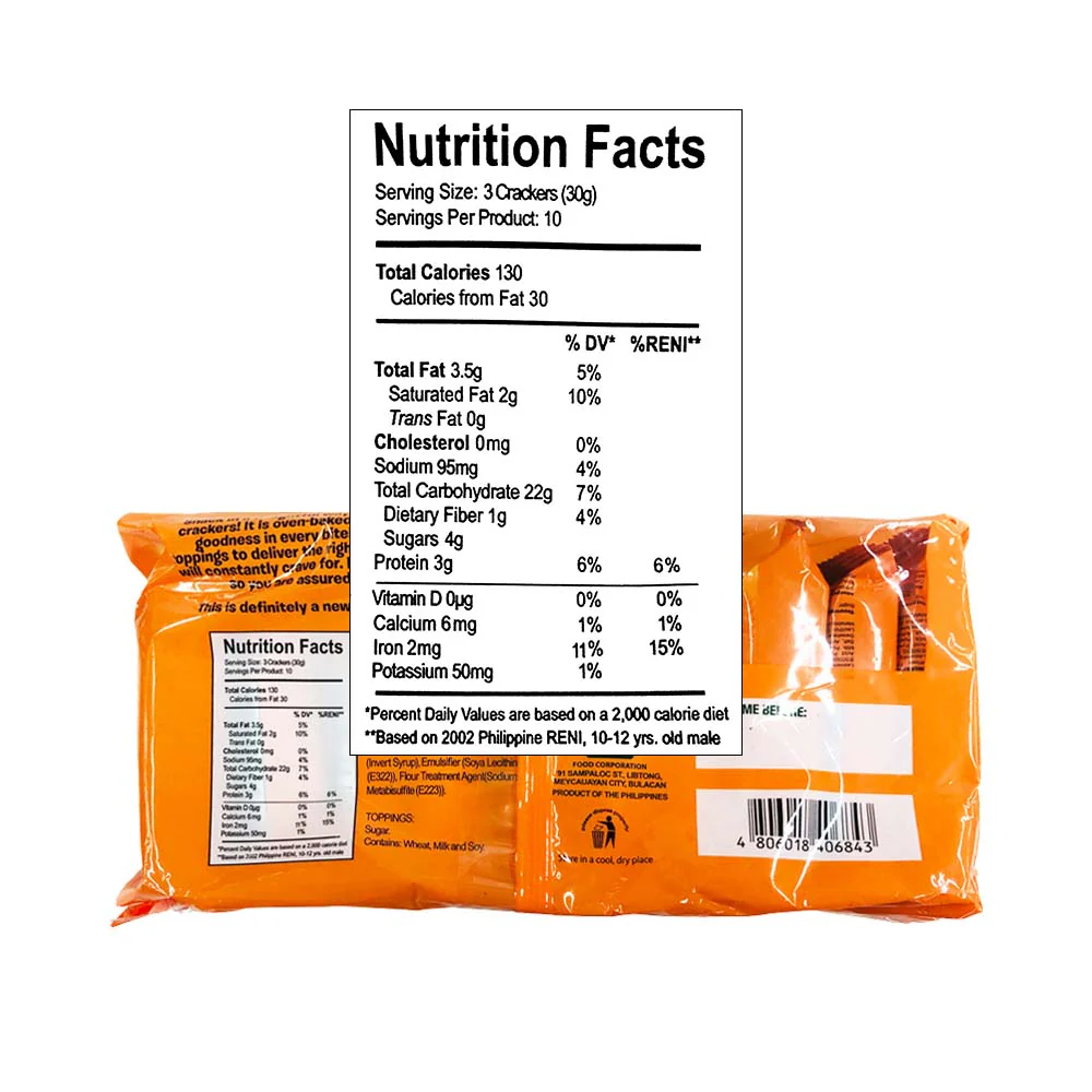 Lemon Square Whatta Flakes Sugar Glazed 30g x 10's - Image 2