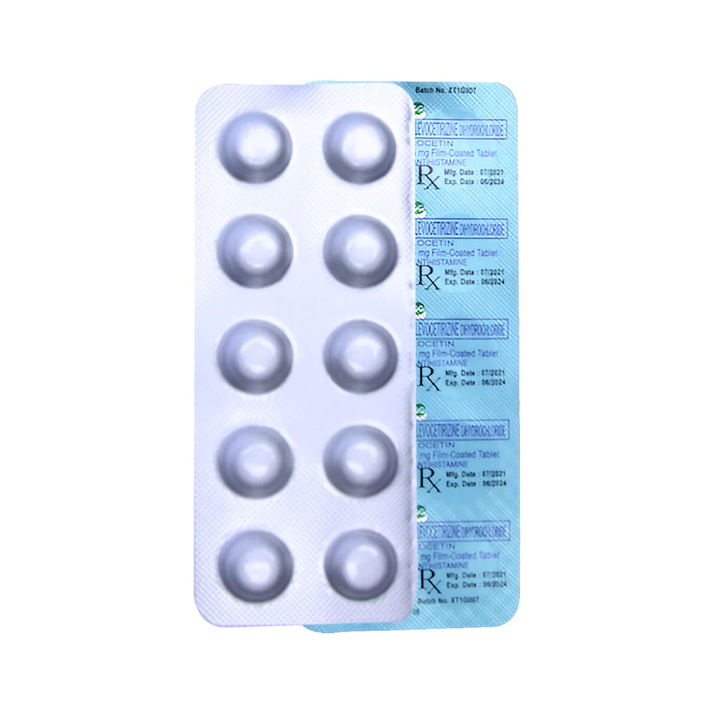 Levocetirizine Dihydrochloride 5mg Tablet By 10's - Image 2