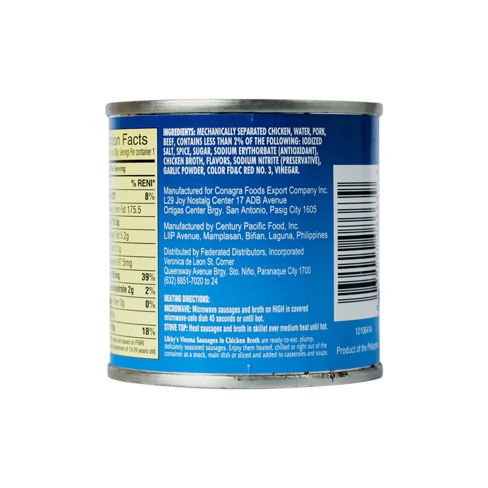 Libby's Vienna Sausage 130g (4.6oz) - Image 2