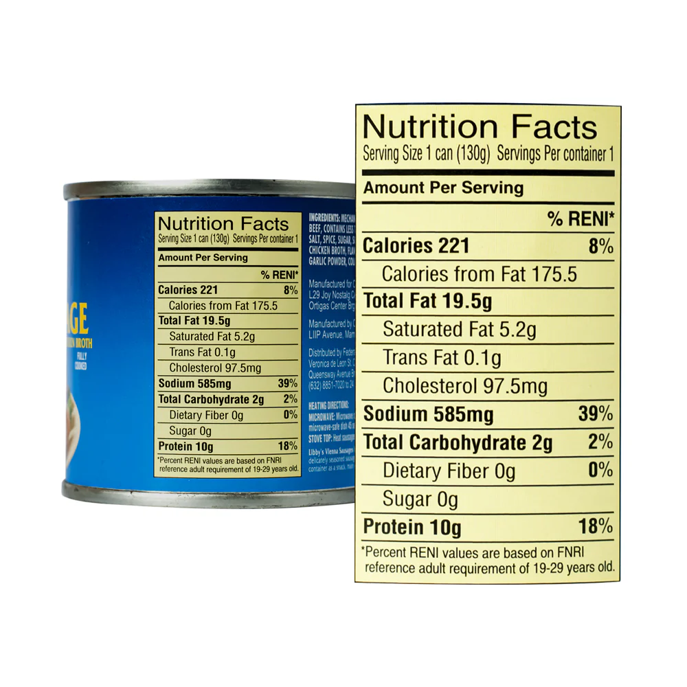 Libby's Vienna Sausage 130g (4.6oz) - Image 3