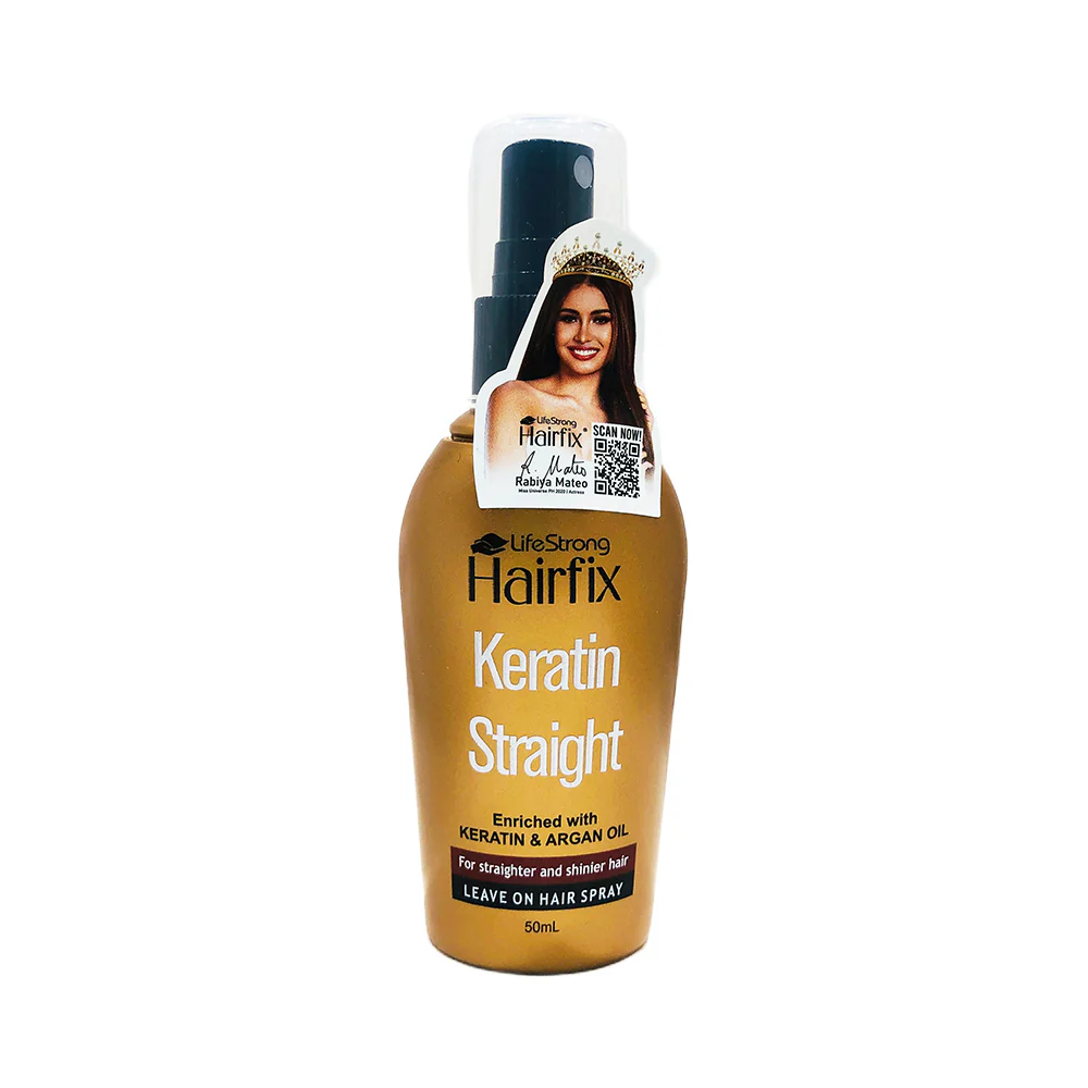 Life Strong Hairfix Keratin Straight Hair Spray With Argan Oil - Image 2