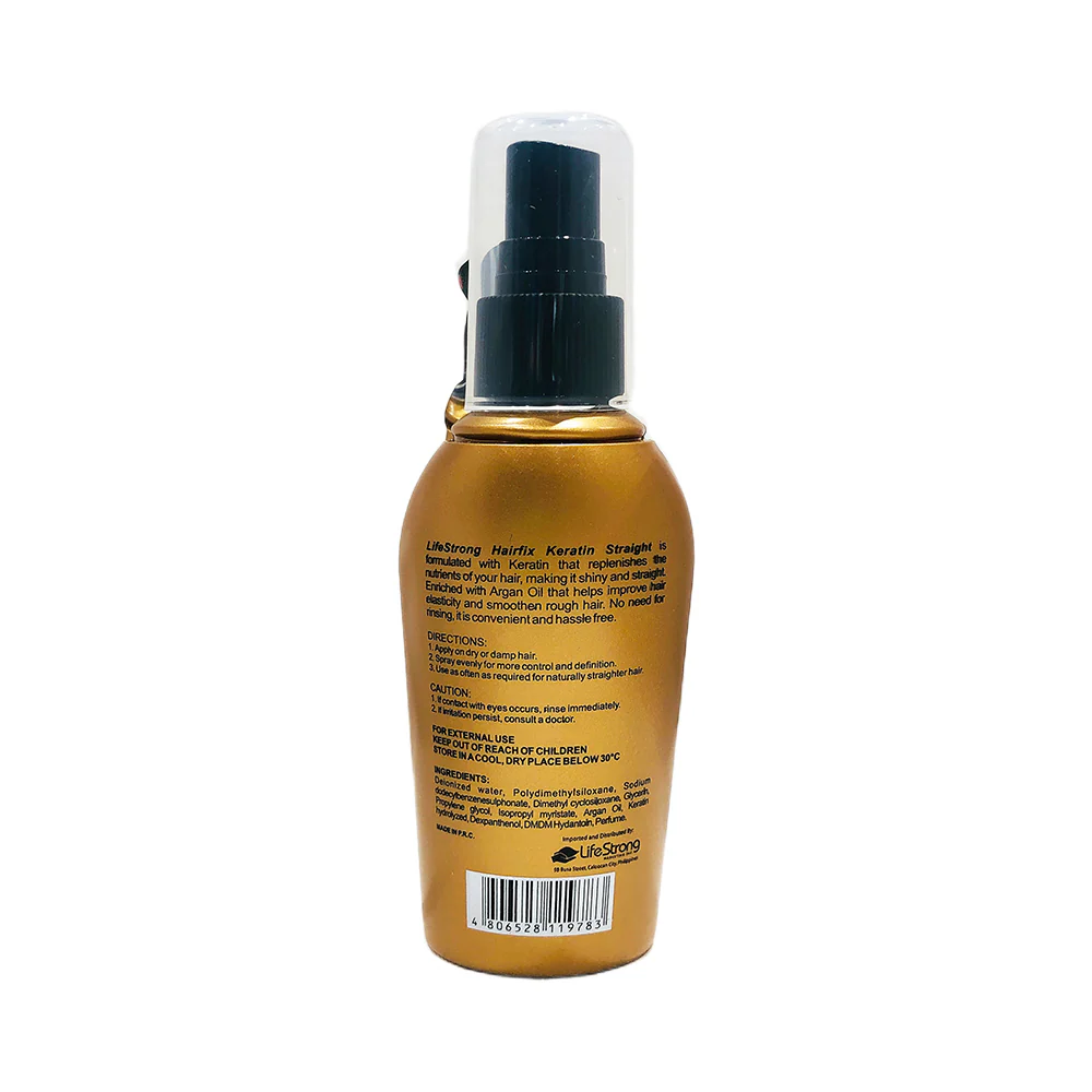 Life Strong Hairfix Keratin Straight Hair Spray With Argan Oil - Image 3