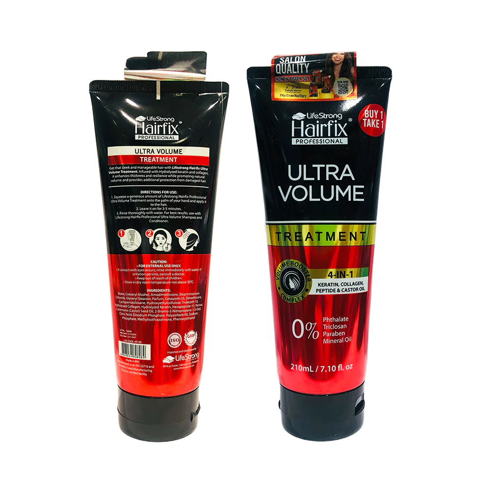 Life Strong Hairfix Professional Hair Treatment 4 in 1 210ml x 2's - Image 2