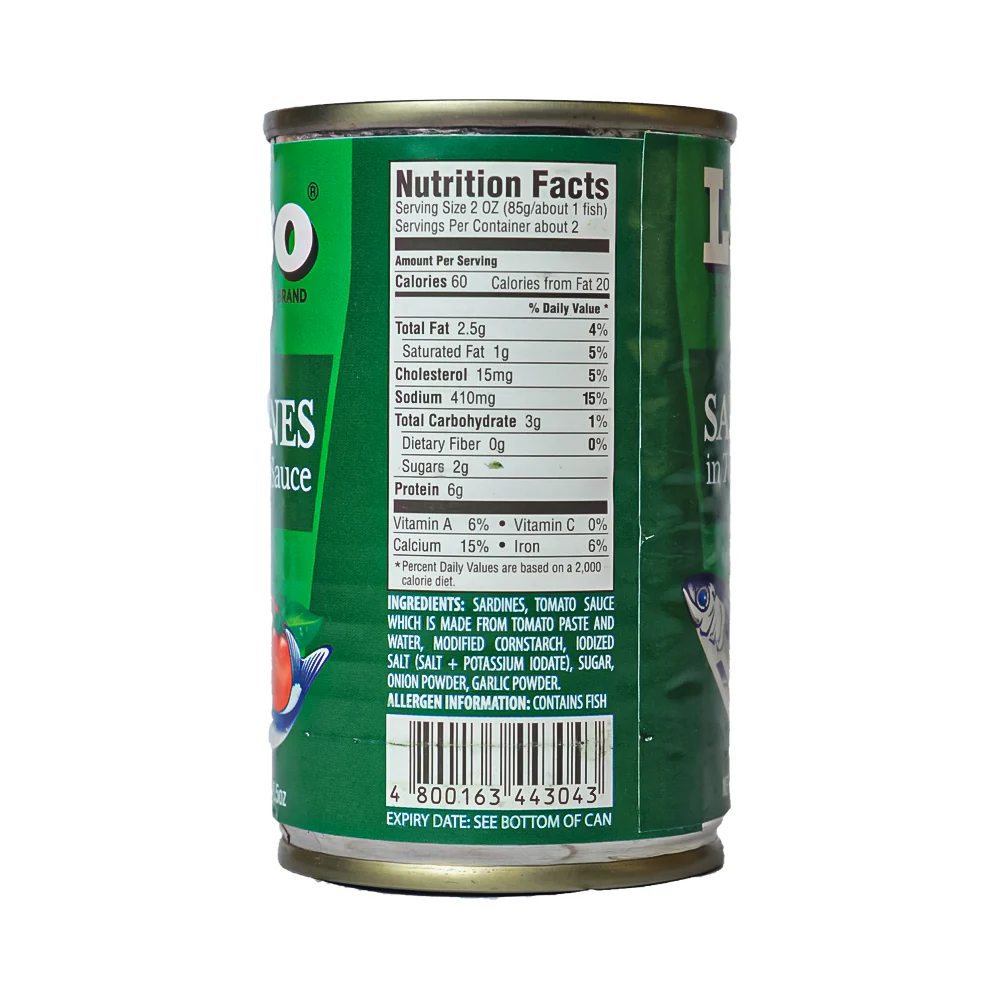 Ligo Sardines In Tomato Sauce EOC 155g - Image 2