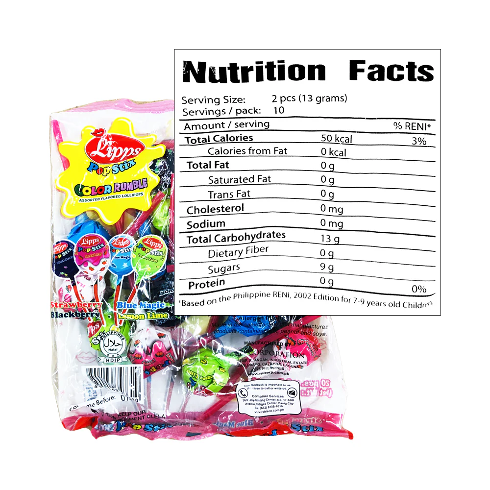 Lipps Pop Stix Lollipops Color Rumble 20's - Image 2