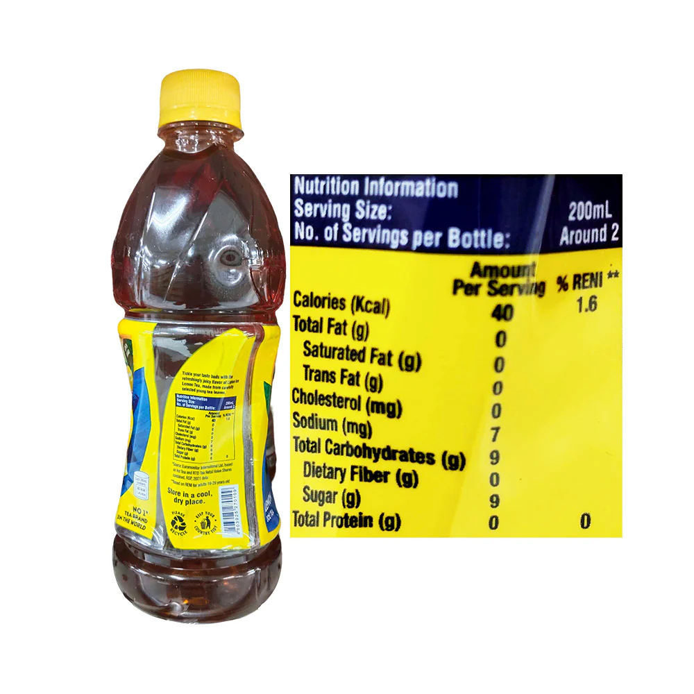 Lipton Lemon Ice Tea 450ml - Image 2