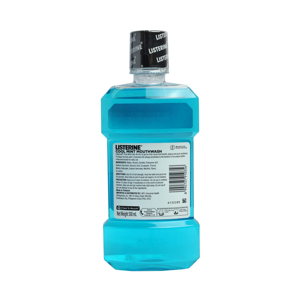Listerine Antiseptic Cool Mint 500ml - Image 2