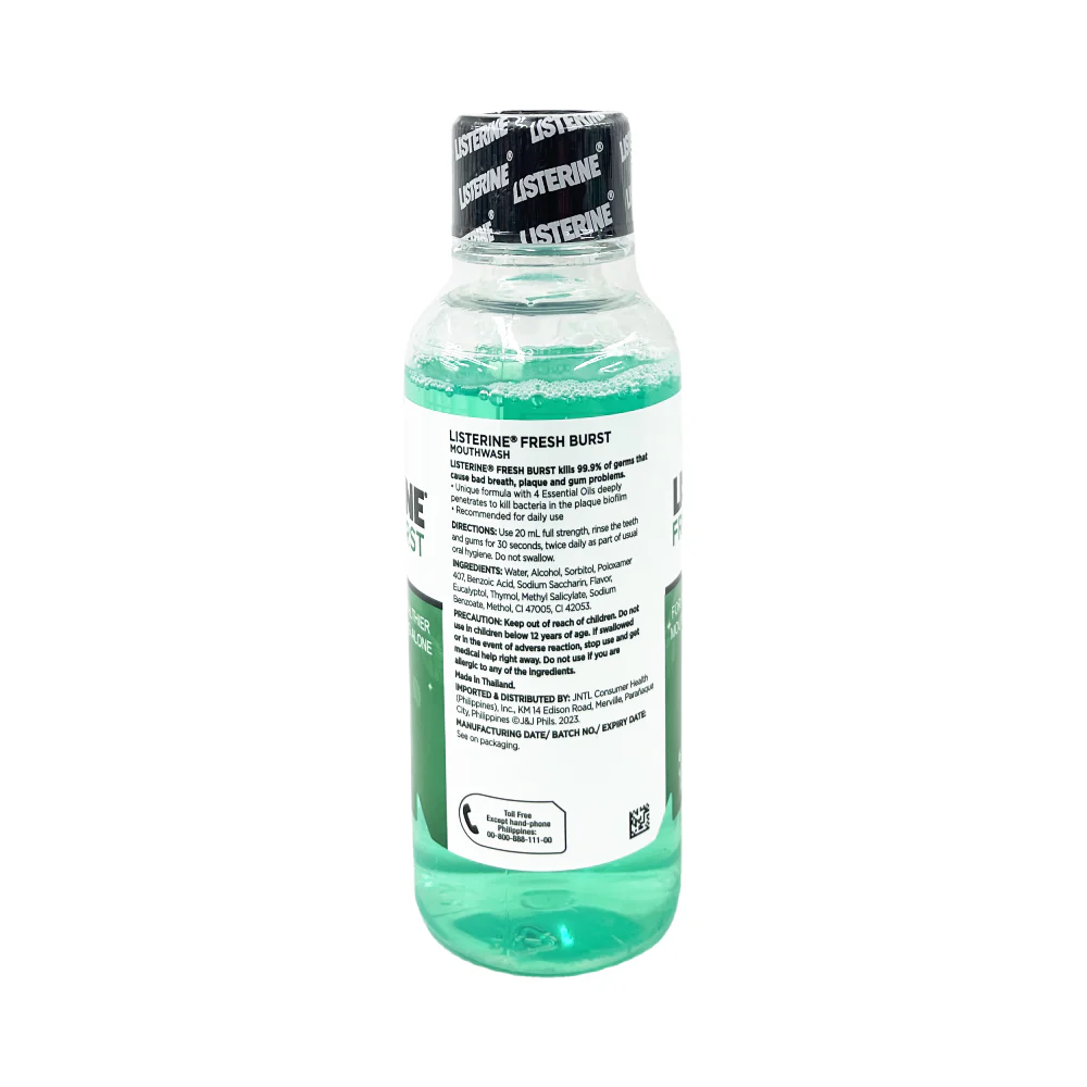 Listerine Mouthwash Fresh Burst 100ml - Image 2