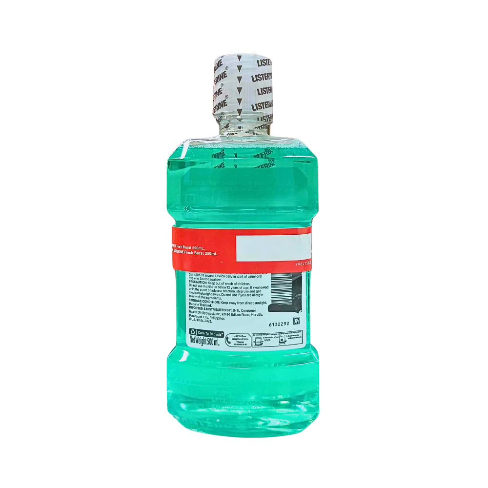 Listerine Mouthwash Fresh Burst 500ml + 250ml - Image 2