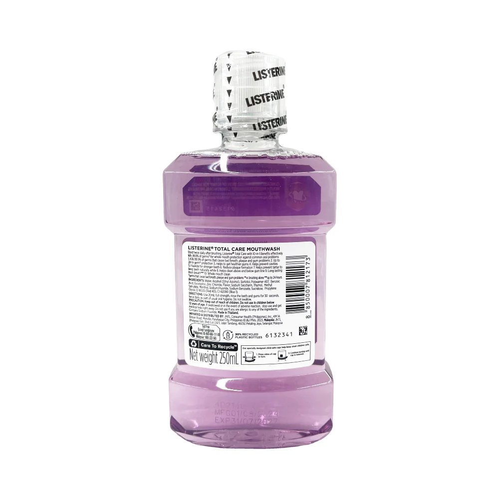 Listerine Mouthwash Total Care 250ml - Image 2