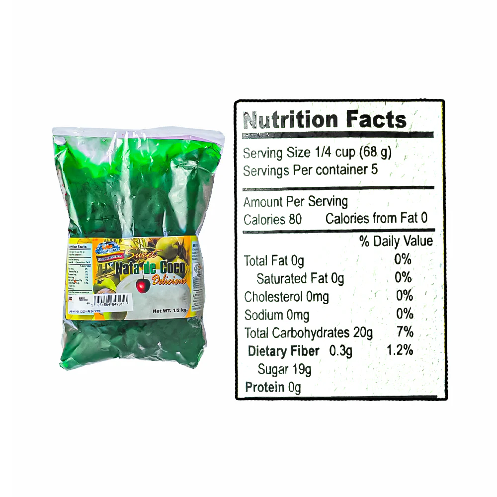 LJRS Nata De Coco Green 1/2kg - Image 2