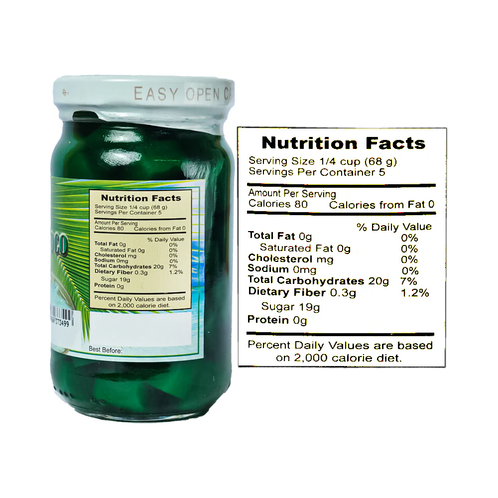 LJRS Nata De Coco Green 227g (8oz) - Image 3