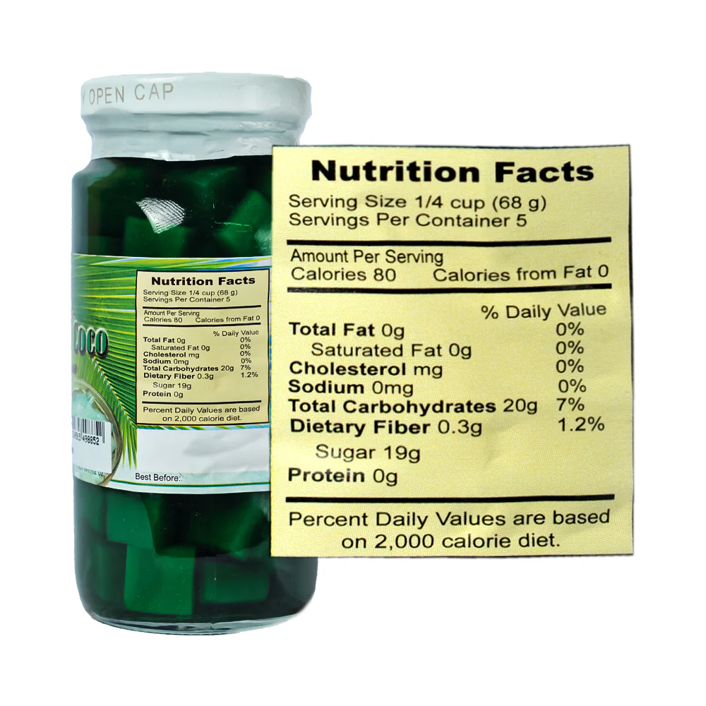 LJRS Nata De Coco Green 340g (12oz) - Image 3