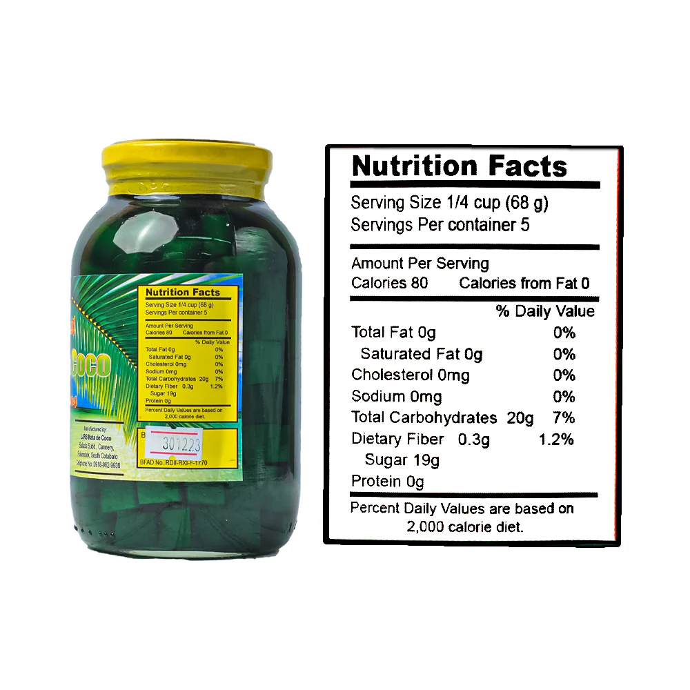 LJRS Nata De Coco Green 680g (24oz) - Image 3