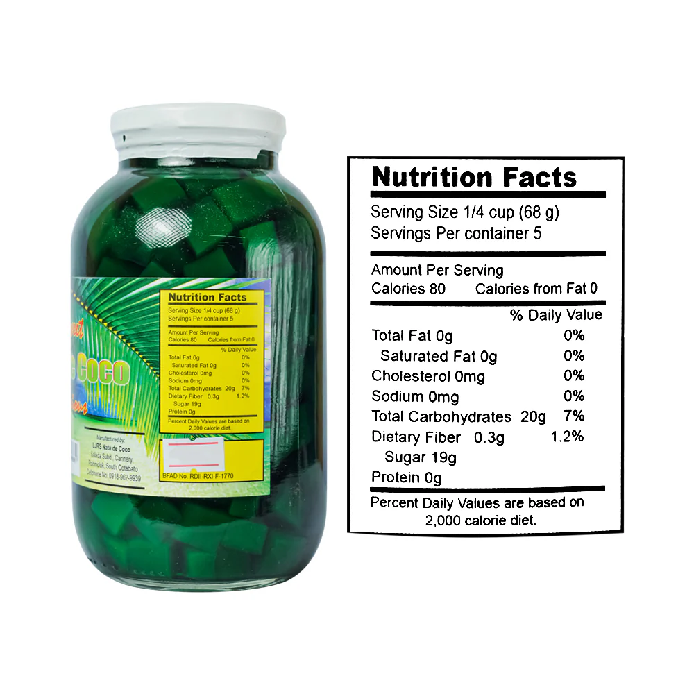 LJRS Nata De Coco Green 900g (32oz) - Image 2