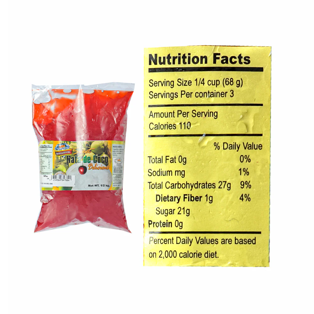 LJRS Nata De Coco Red 1/2kg - Image 2