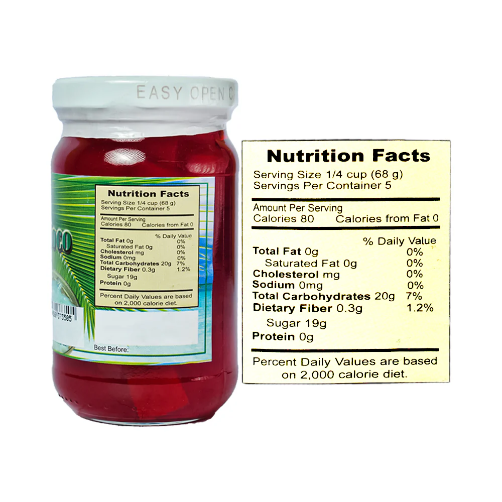 LJRS Nata De Coco Red 227g (8oz) - Image 3