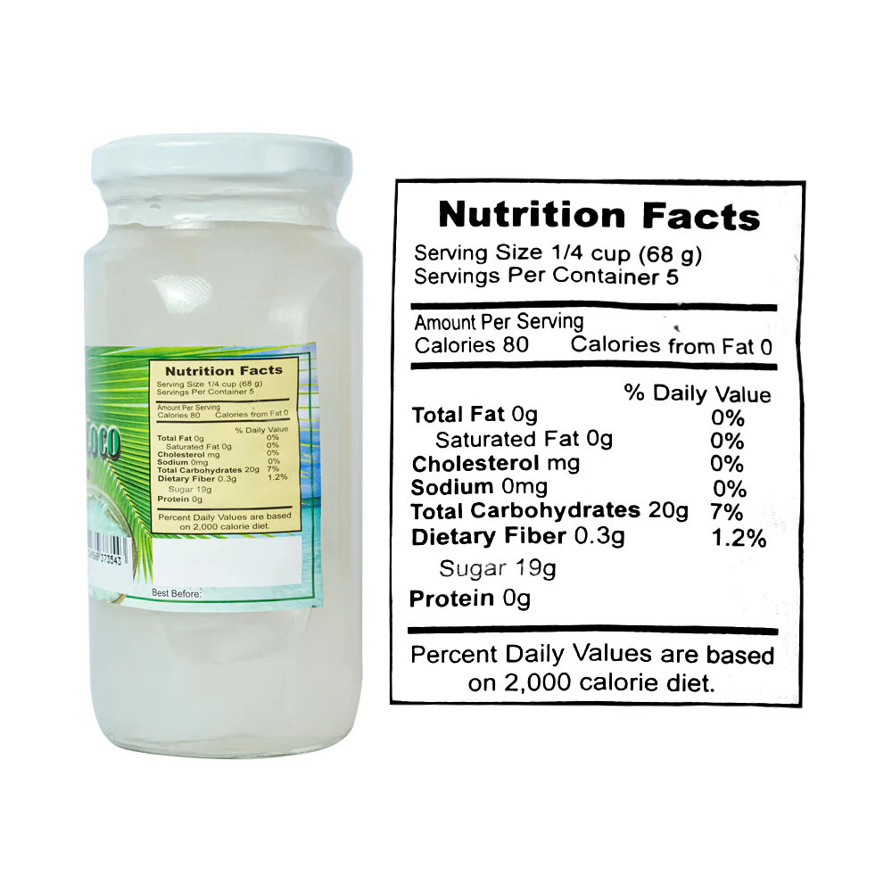 LJRS Nata De Coco White 227g (8oz) - Image 2