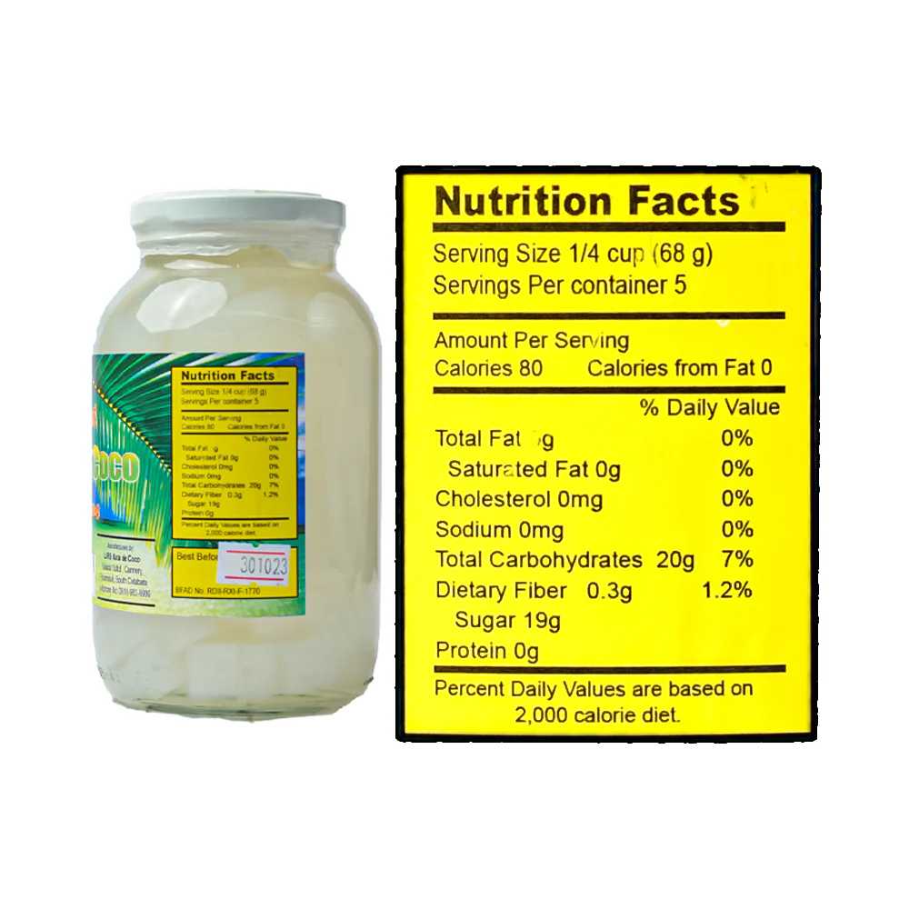 LJRS Nata De Coco White 680g (24oz) - Image 3