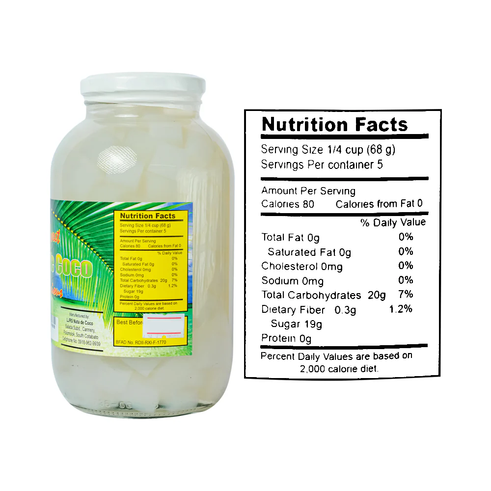 LJRS Nata De Coco White 900g (32oz) - Image 2