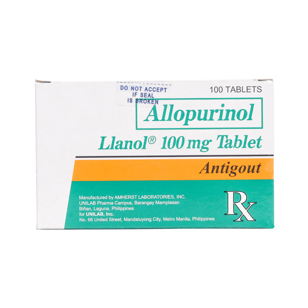 Llanol Allopurinol 100mg Tablet By 1's - Image 2