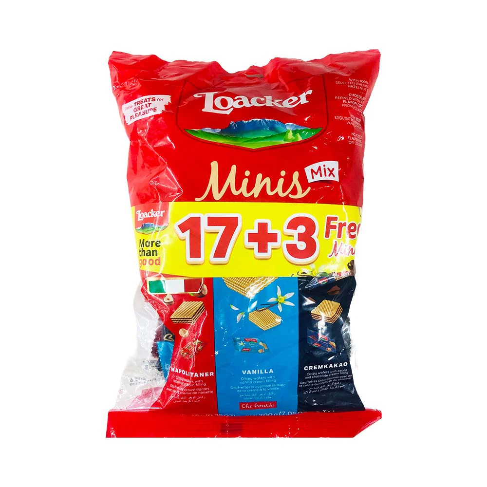 Loacker Minis Mix 17's + 3 Free