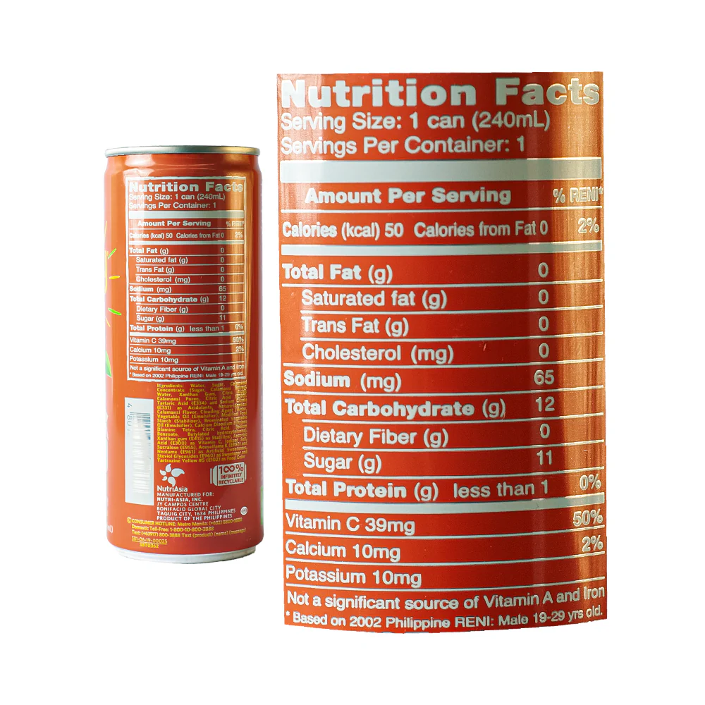 Locally Blended Juice Drink Calamansi 240ml - Image 3