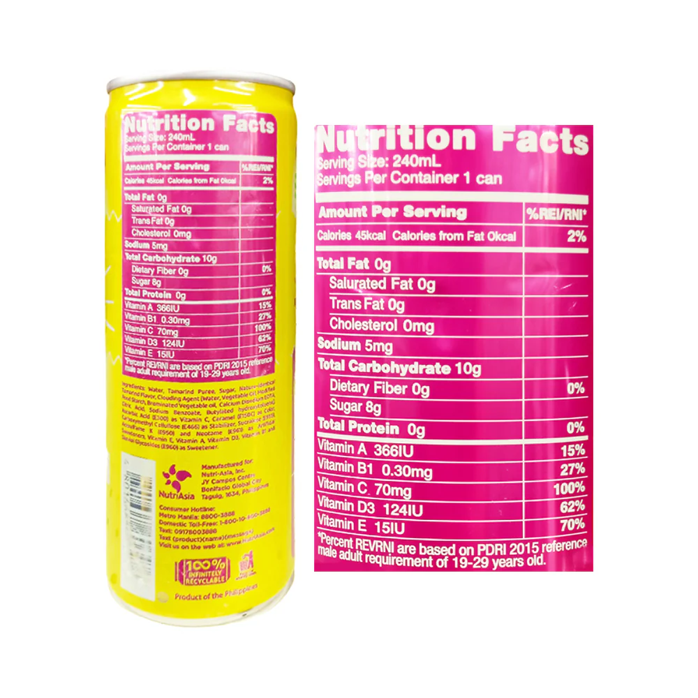 Locally Blended Juice Drink Tamarind 240ml - Image 2