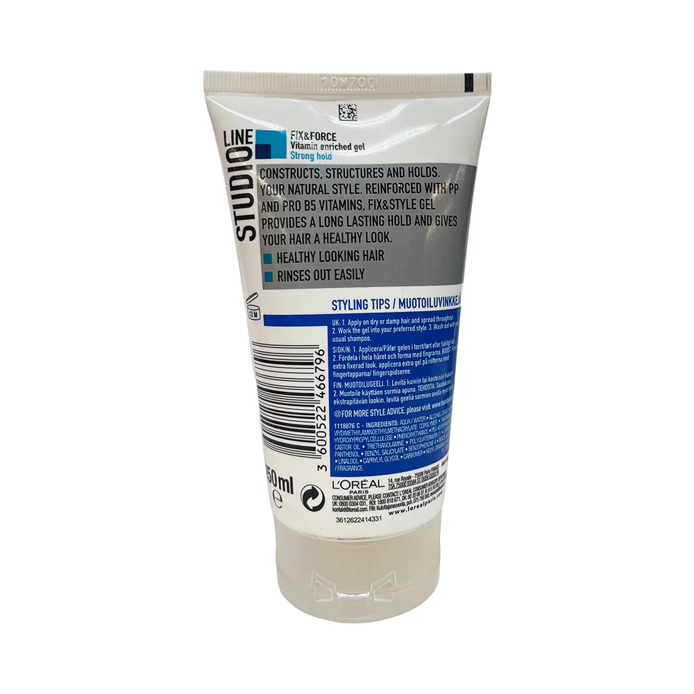 L'Oreal Paris Line Studio Fix And Style Hair Gel 150ml - Image 2