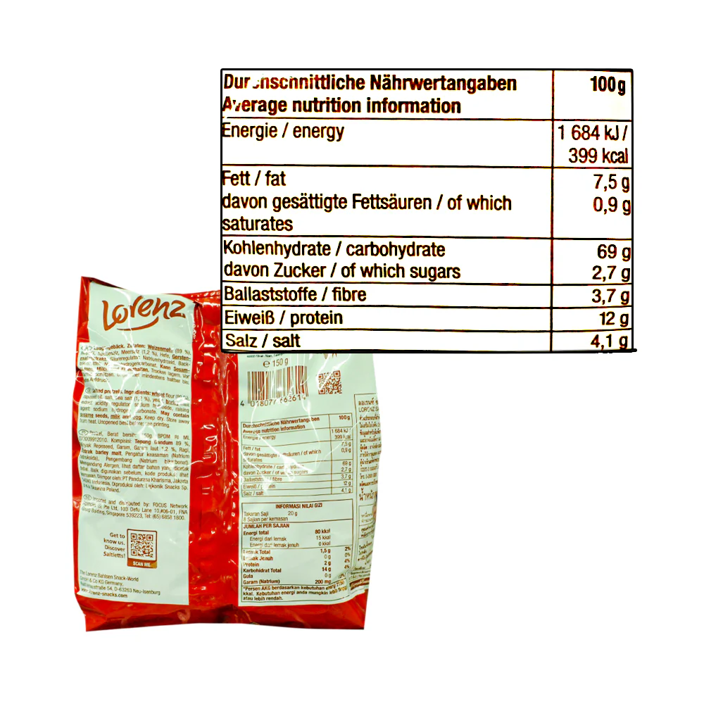 Lorenz Saltletts Brezel 150g - Image 2