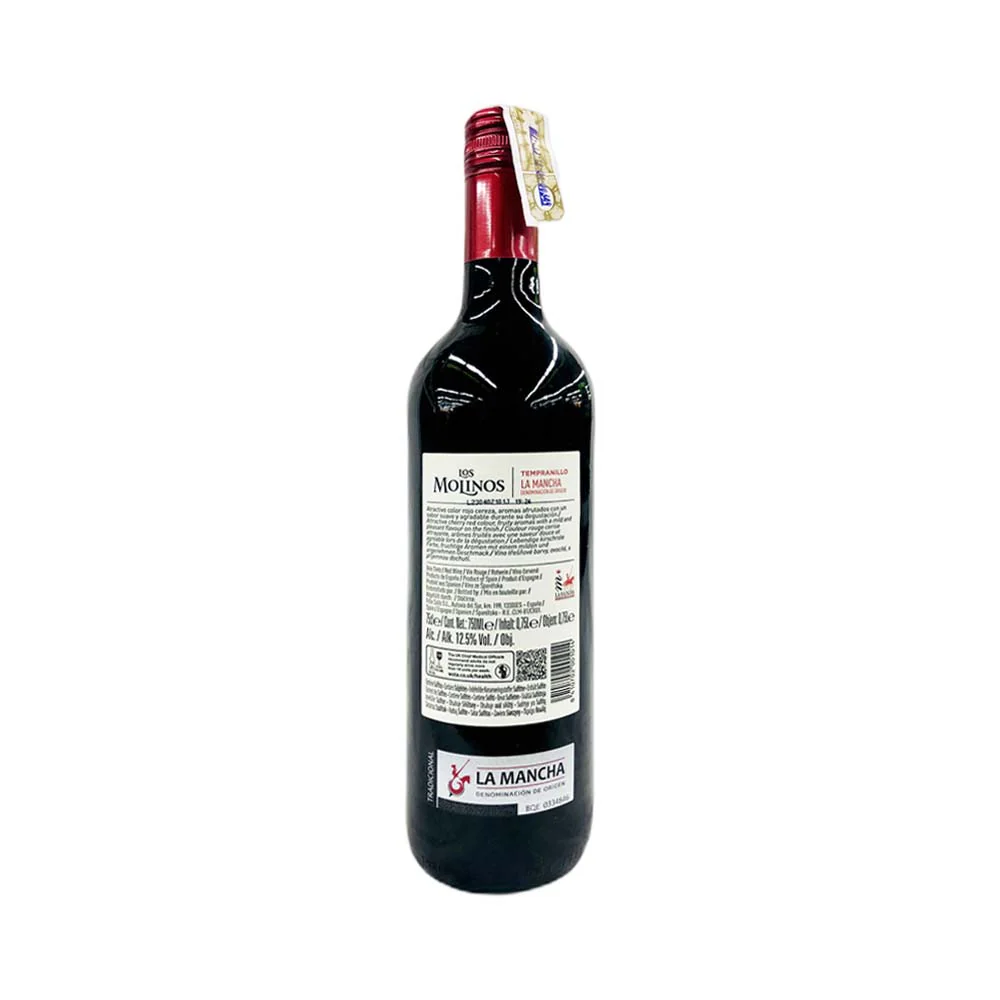 Los Molinos Tempranillo Red Wine 750ml - Image 3