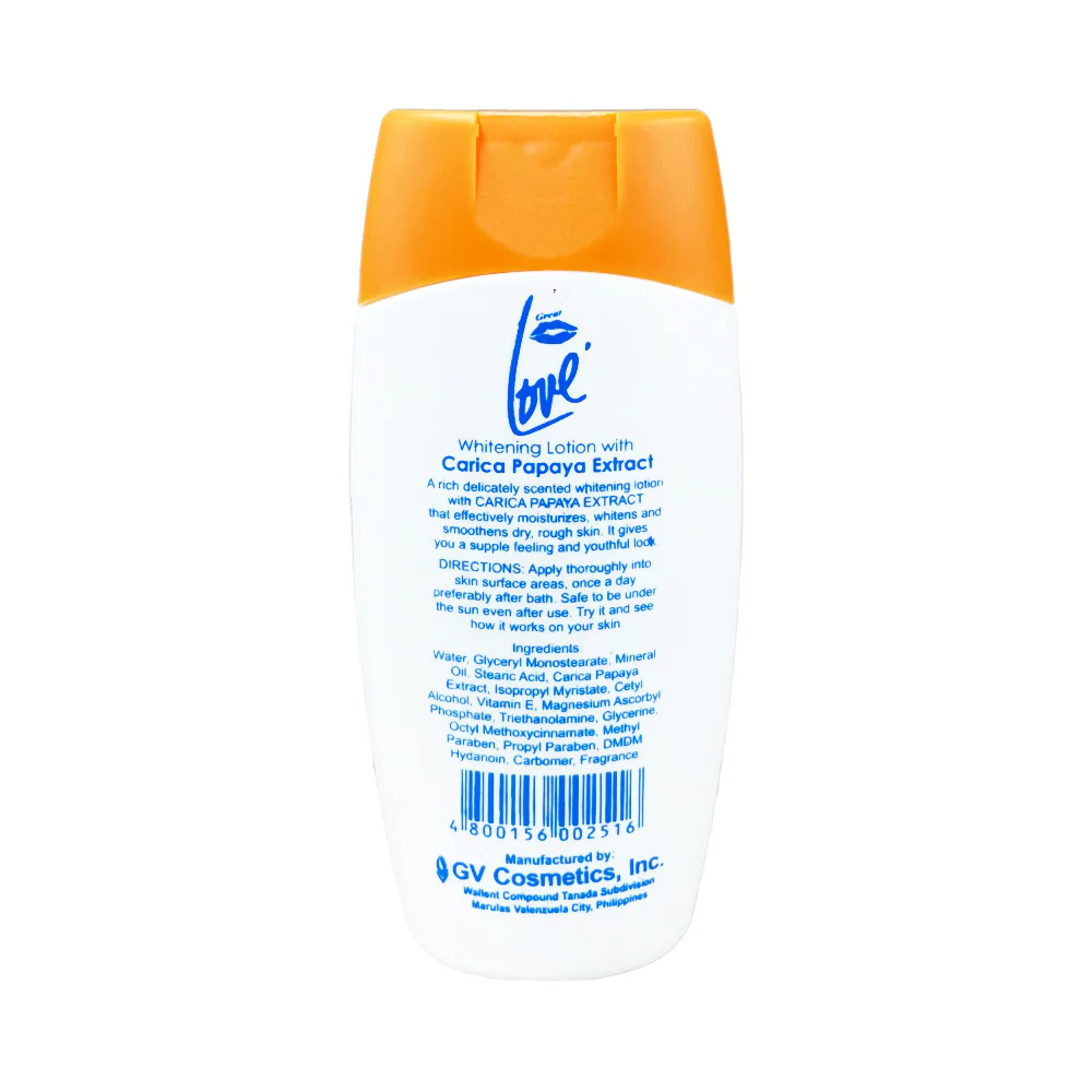 Love Whitening Lotion With Papaya Extract 125ml - Image 2