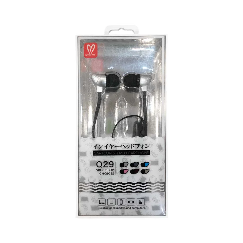 Lovely Me Cartoon Stereo Earphone With Silver In Ear - Image 2