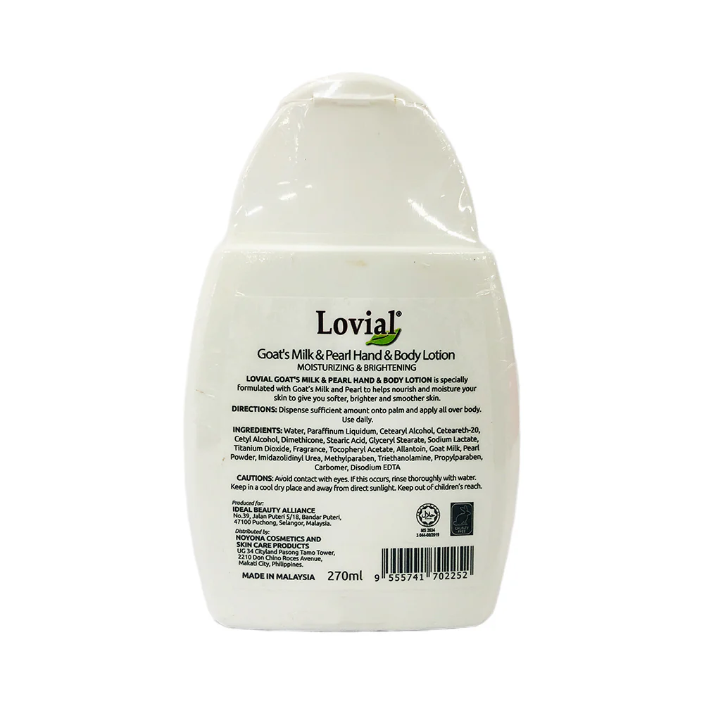 Lovial Hand & Body Lotion Goats Milk And Pearl - Image 2