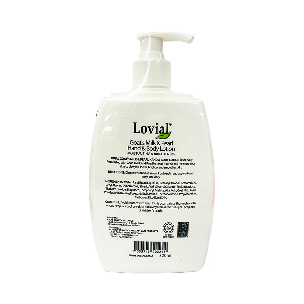 Lovial Hand & Body Lotion Goats Milk And Pearl - Image 4
