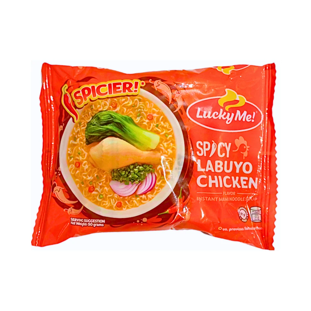 Lucky Me Instant Noodles Spicy Labuyo Chicken 50g