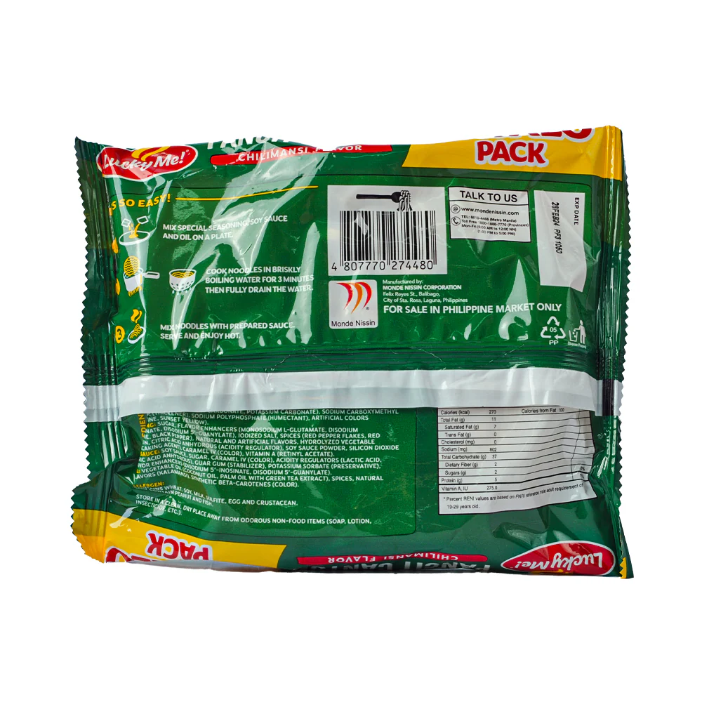Lucky Me Pancit Canton Chilimansi 120g - Image 2
