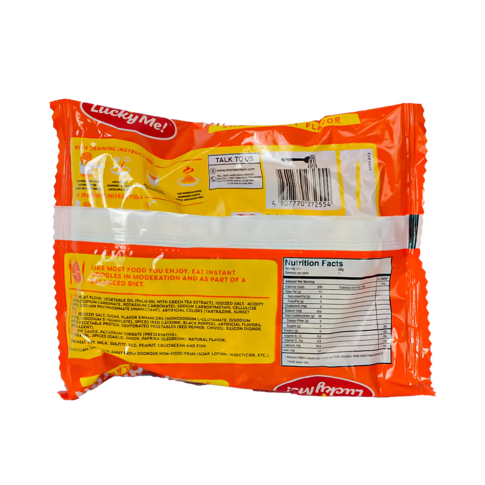 Lucky Me Pancit Canton Sweet And Spicy 60g - Image 2