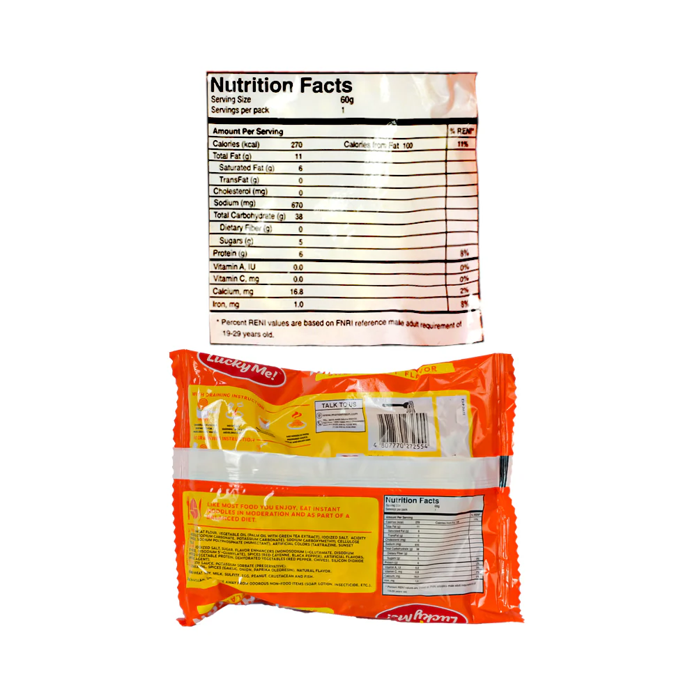 Lucky Me Pancit Canton Sweet And Spicy 60g - Image 3