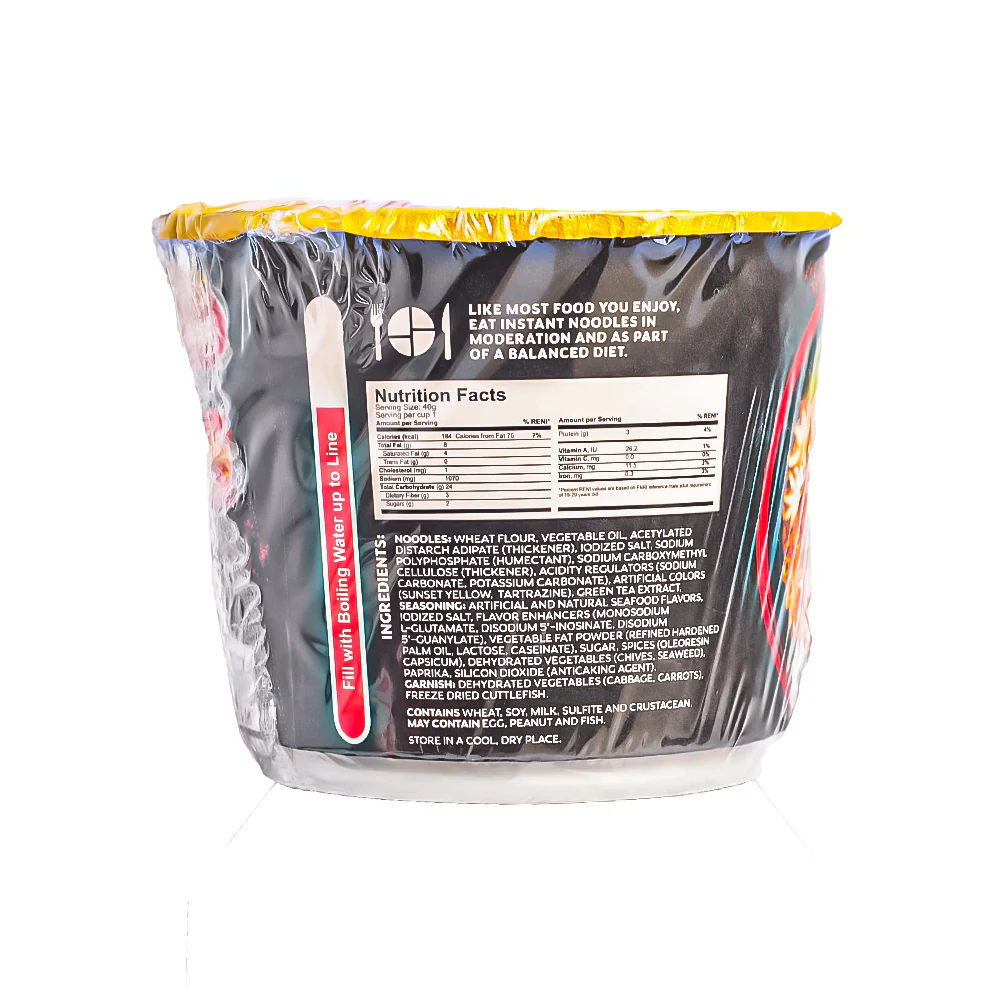 Lucky Me Supreme Mini Noodles Jjampong 40g - Image 2
