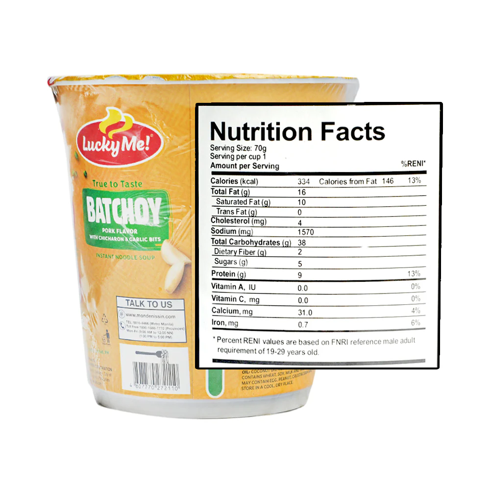 Lucky Me Supreme Noodles Batchoy 70g - Image 2
