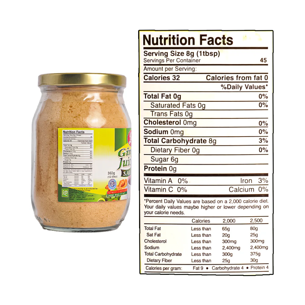 Ludy's Salabat Ginger Juice With Calamansi 360g - Image 3