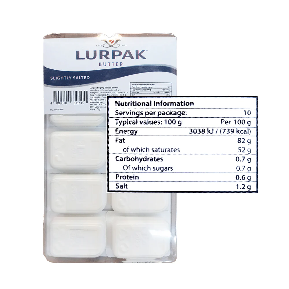 Lurpak Butter Salted 8g x 10's - Image 2