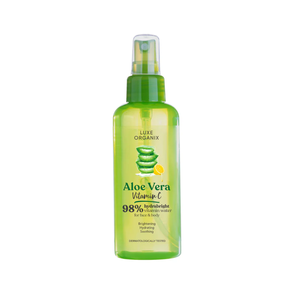 Luxe Organix 98% Aloe Vera Vitamin C hydrabright Vitamin Water 150ml - Image 2