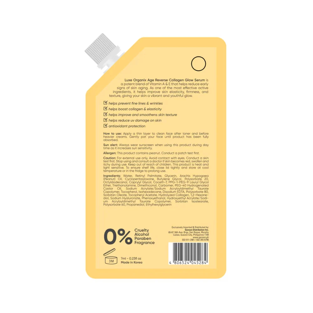 Luxe Organix Age Reverse Collagen Glow Serum 7ml - Image 3
