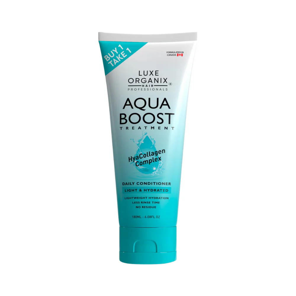 Luxe Organix Aqua Boost Hair Treatment Daily Conditioner Light And Hydrated 180ml - Image 2