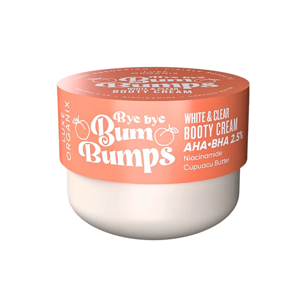 Luxe Organix Bye Bye Bum Bumps White And Clear Booty Cream 230g - Image 2