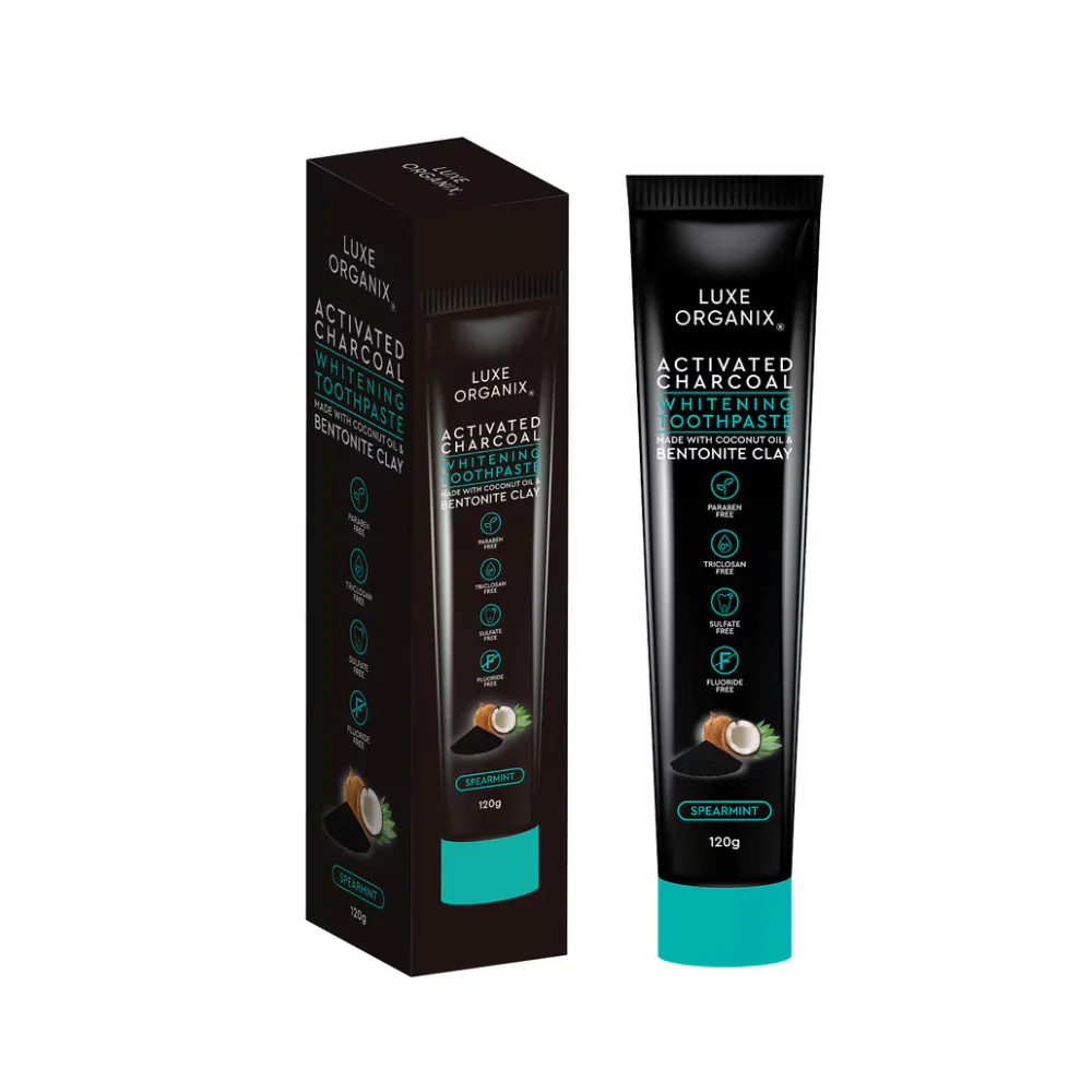 Luxe Organix Charcoal Toothpaste 120g - Image 2