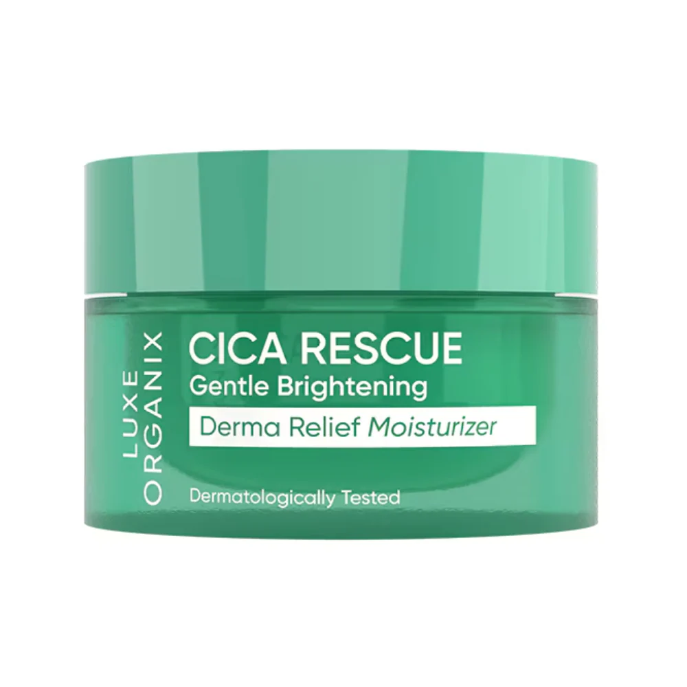 Luxe Organix Cica Rescue Gentle Brightening Derma Relief Moisturizer 50g - Image 2